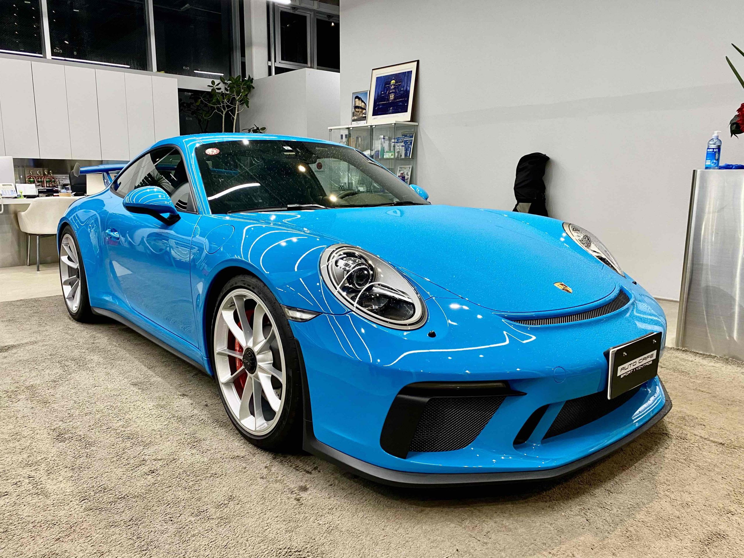 ポルシェ911GT3（Type991.2）6MT<br>マイアミブルー