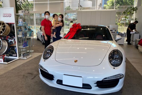 【納車】ポルシェ911カレラS（Type991.1）神奈川県のご家族のもとへ