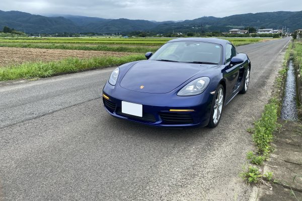 【買取】魅力あふれるゲンチアンブルーに会いに福島県へ　718ケイマン買取のお話