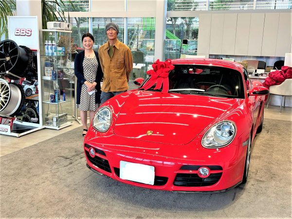 ポルシェ ケイマン 981 ガーズレッド