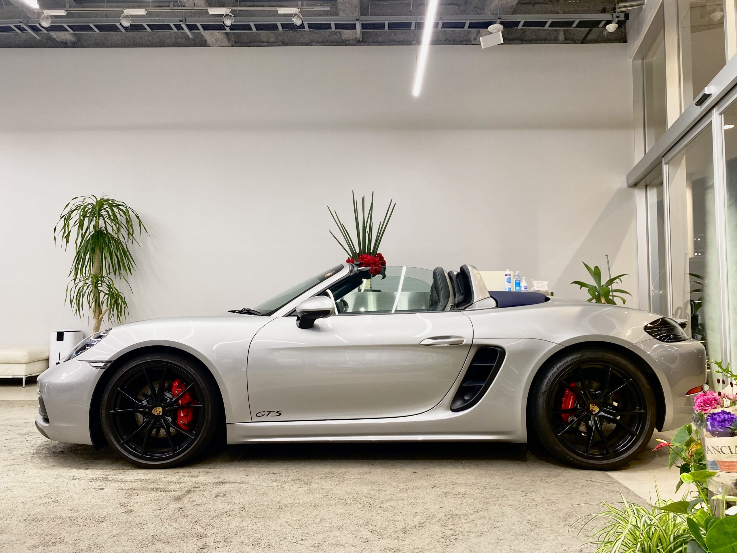ポルシェ718ボクスターGTS（Type982）6MT<br>GTSインテリアPKG<br>スポーツクロノPKG<br>スポーツエグゾースト<br>PDLS+LEDライト