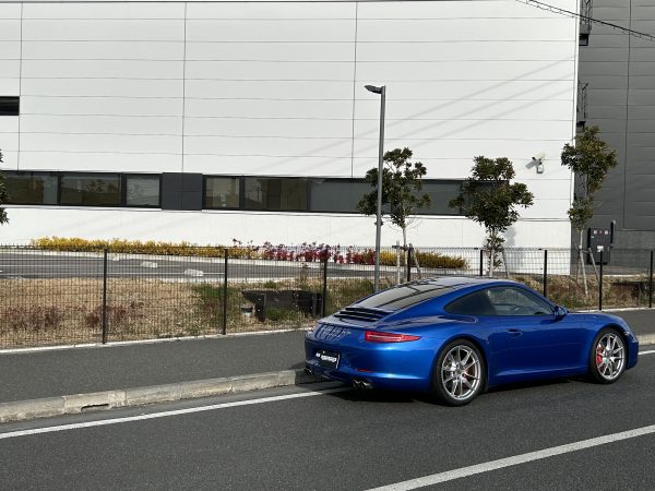 ポルシェ　911カレラS　エスプレッソ　サファイアブルー　高品質　認定中古車　千葉県　有名　オートカフェ