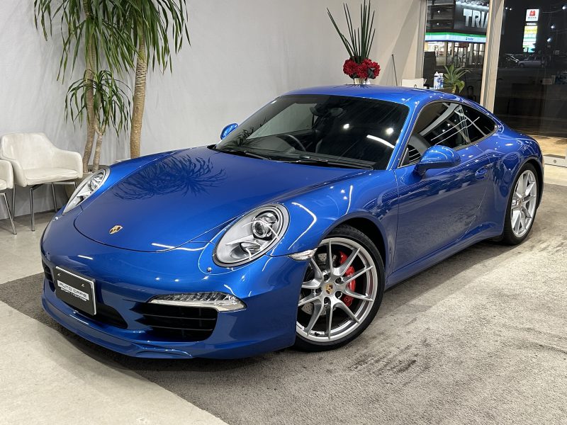 ポルシェ911カレラS（Type991.1）PDK<br>エスプレッソレザーインテリア<br>スポーツクロノPKG<br>スポーツエグゾースト