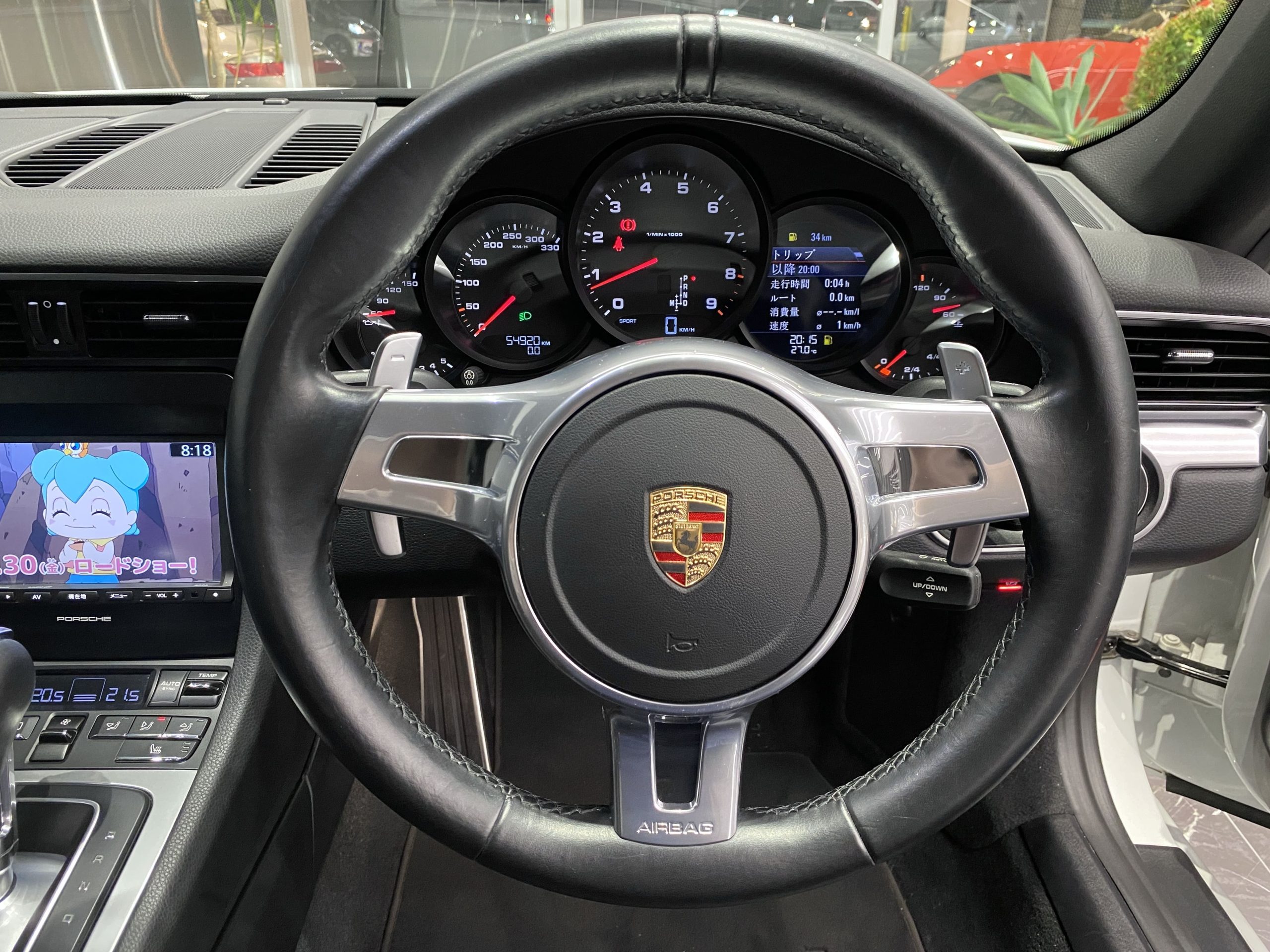 ポルシェ911カレラ（Type991.1）PDK<br>電動サンルーフ<br>PDLS付キセノンライト<br>20インチカレラSホイール
