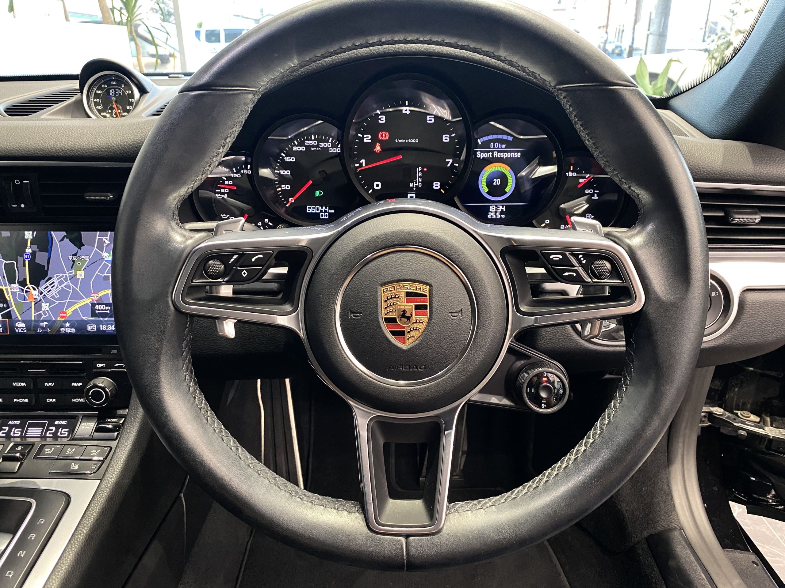 ポルシェ911カレラ（Type991.2）PDK<br>スポーツクロノPKG<br>スポーツエグゾースト<br>PDLS+LEDヘッドライト