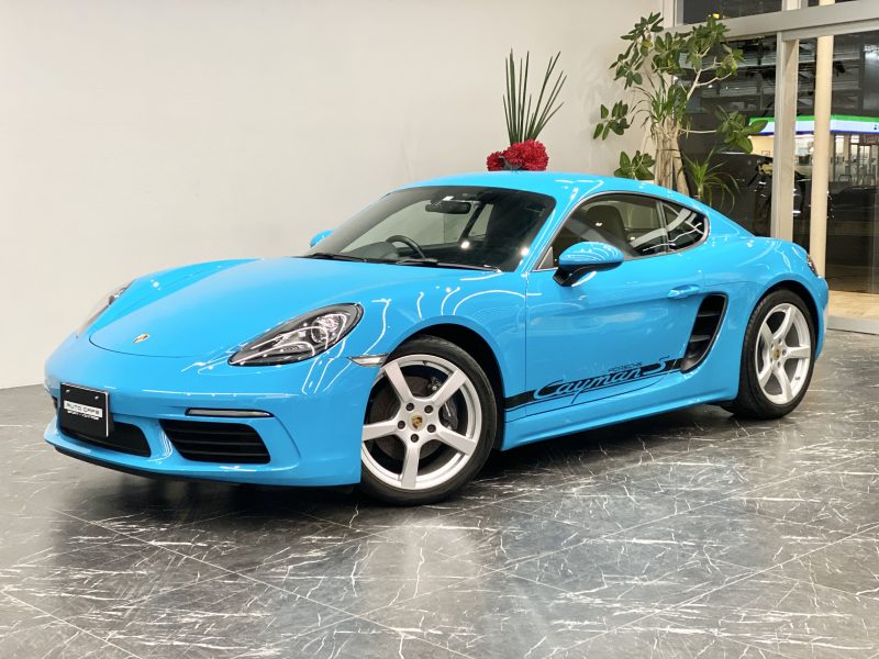 ポルシェ718ケイマン（Type982）PDK<br>レザーインテリア<br>スポーツクロノPKG<br>スポーツエグゾースト<br>PASM
