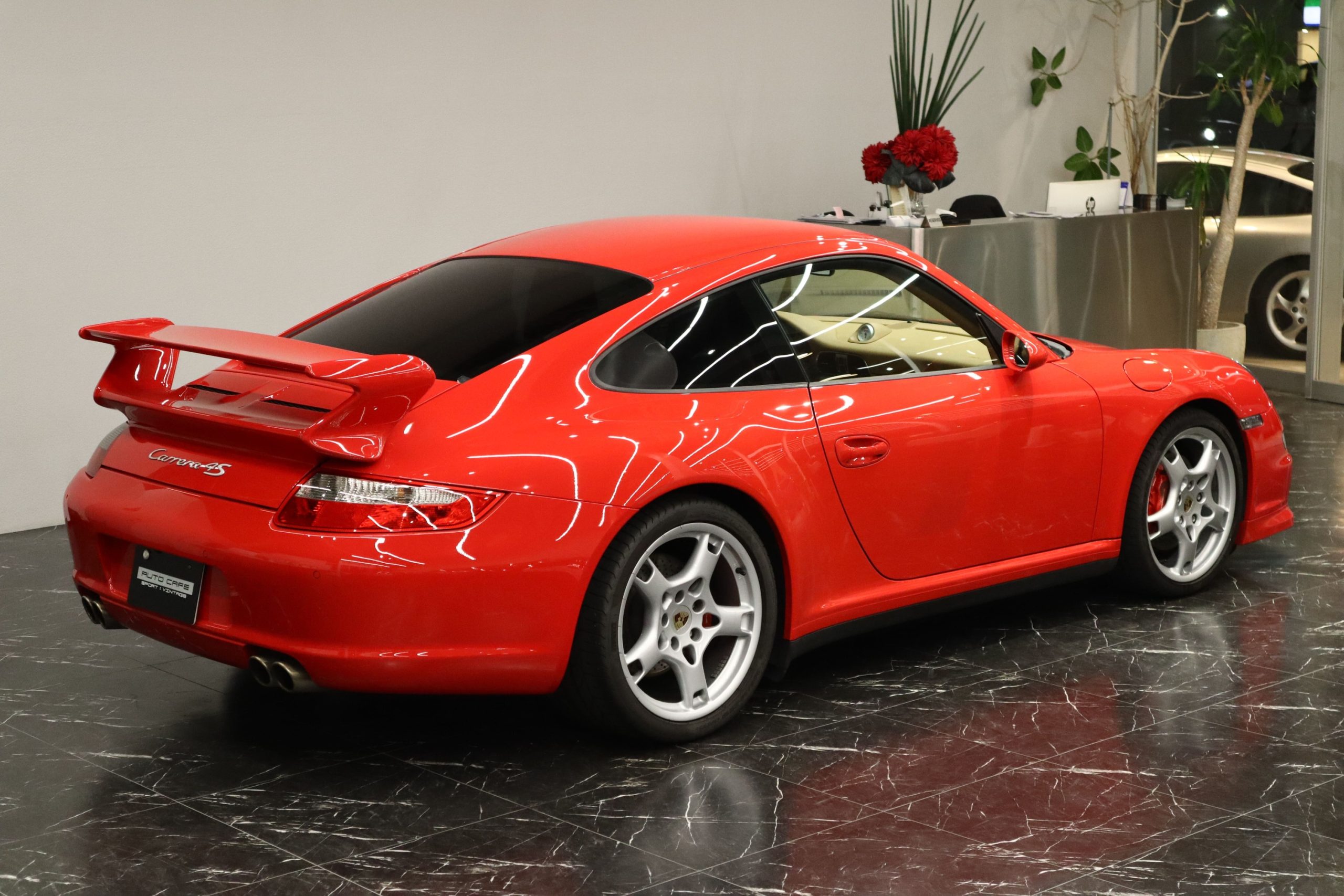 ポルシェ911カレラ4S（Type997.1）ティプトロニックS<br>ポルシェ純正カップエアロ<br>スポーツクロノパッケージ