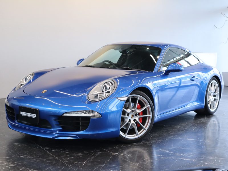 ポルシェ911カレラS（Type991.1）PDK<br>エスプレッソレザーインテリア<br>スポーツクロノパッケージ<br>スポーツエグゾーストシステム<br>PASMスポーツシャシー