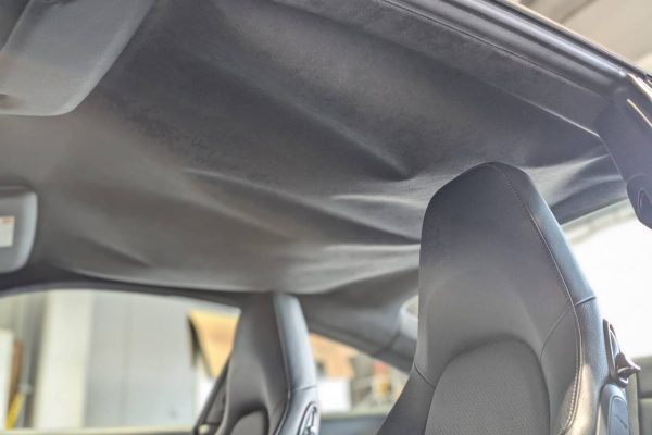 ヘッドライニング垂れ下がり修理　911type991.1