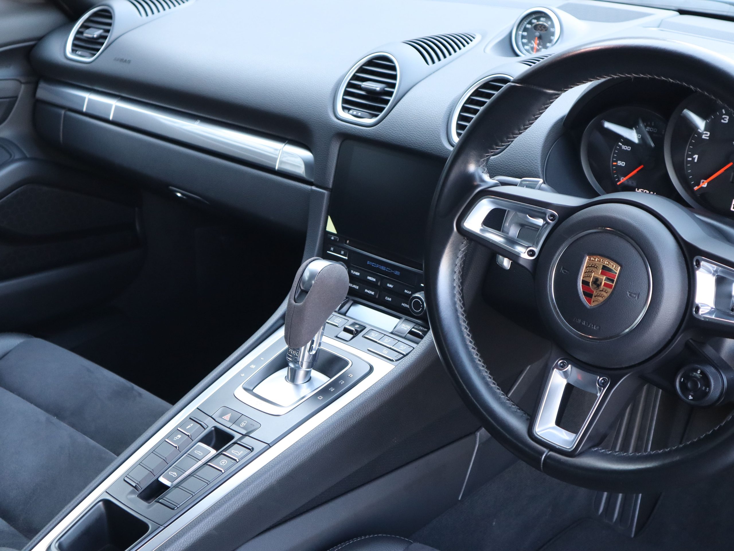 718ボクスター（Type982）PDK<br>スポーツクロノパッケージ<br>GTスポーツステアリング<br>シートヒーター<br>PASM