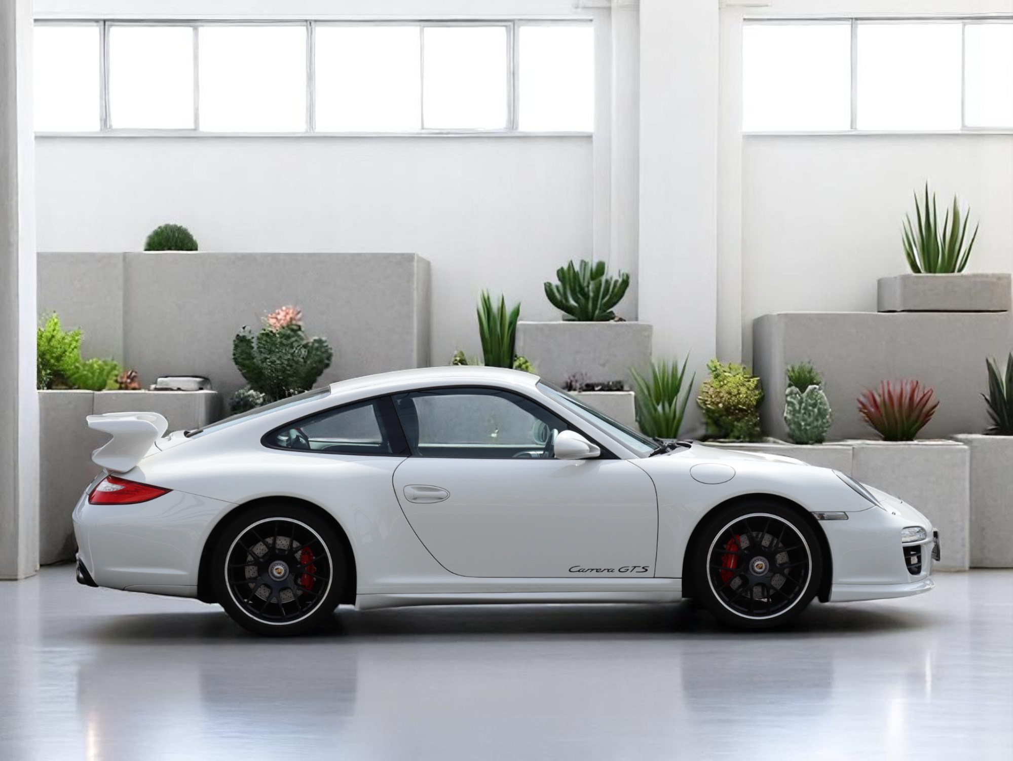 ポルシェ911カレラGTS（Type997.2）PDK<br>カップエアロキット<br>レザー&アルミニウムルックインテリア<br>スポーツエグゾーストシステム