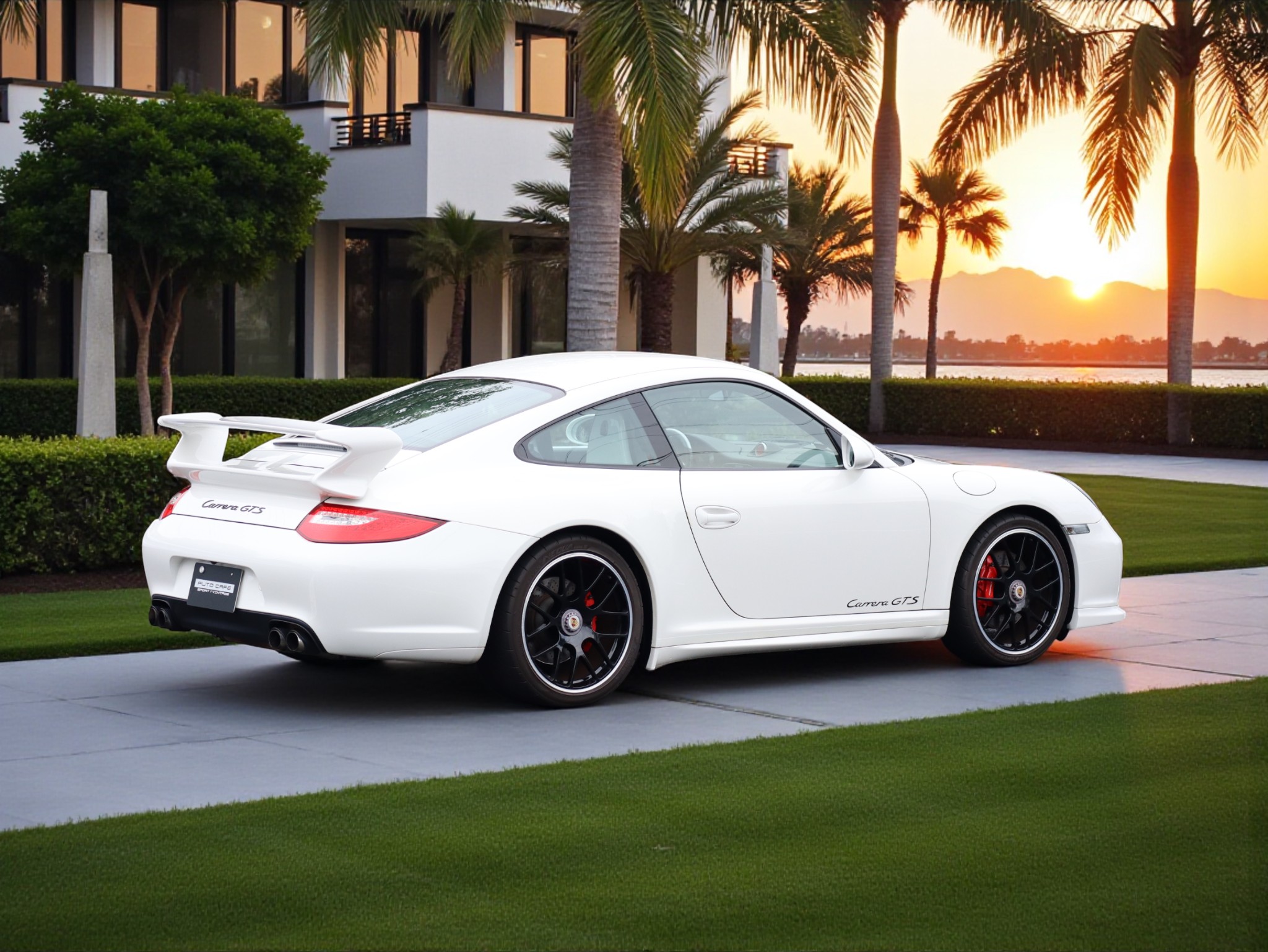 ポルシェ911カレラGTS(Type997.2)PDK<br>純正カップエアロキット<br>レザー&アルミニウムルックインテリア<br>スポーツエグゾーストシステム