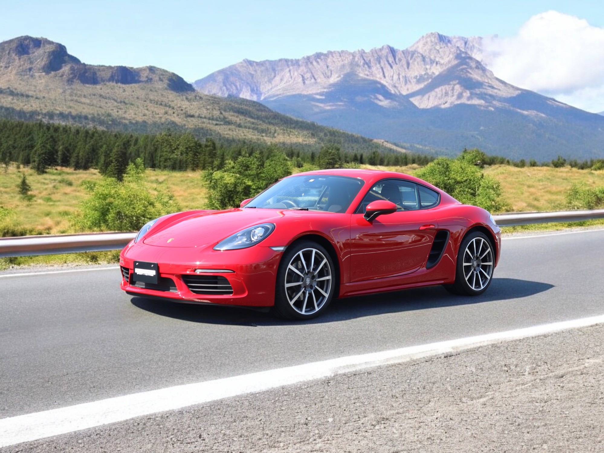 718ケイマン（Type982）PDK<br>エクスクルーシブマニュファクチャー<br>スポーツエグゾーストシステム<br>20インチカレラクラシックホイール<br>カーマインレッドカラー