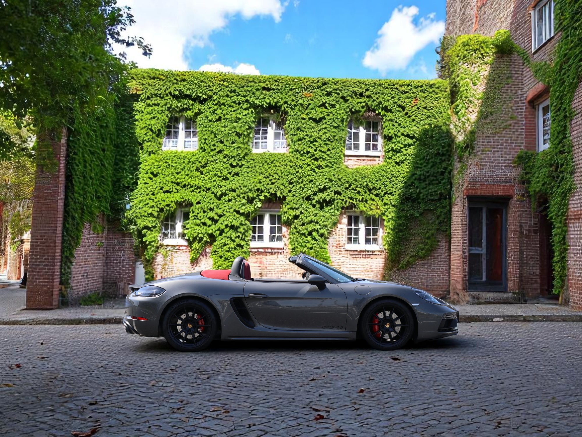ポルシェ718ボクスターGTS4.0（Type982）6MT<br>ツートンレザーインテリア<br>スポーツクロノパッケージ<br>シートベンチレーション<br>PDLS+含むLEDヘッドライト<br>エンボス加工ヘッドレスト