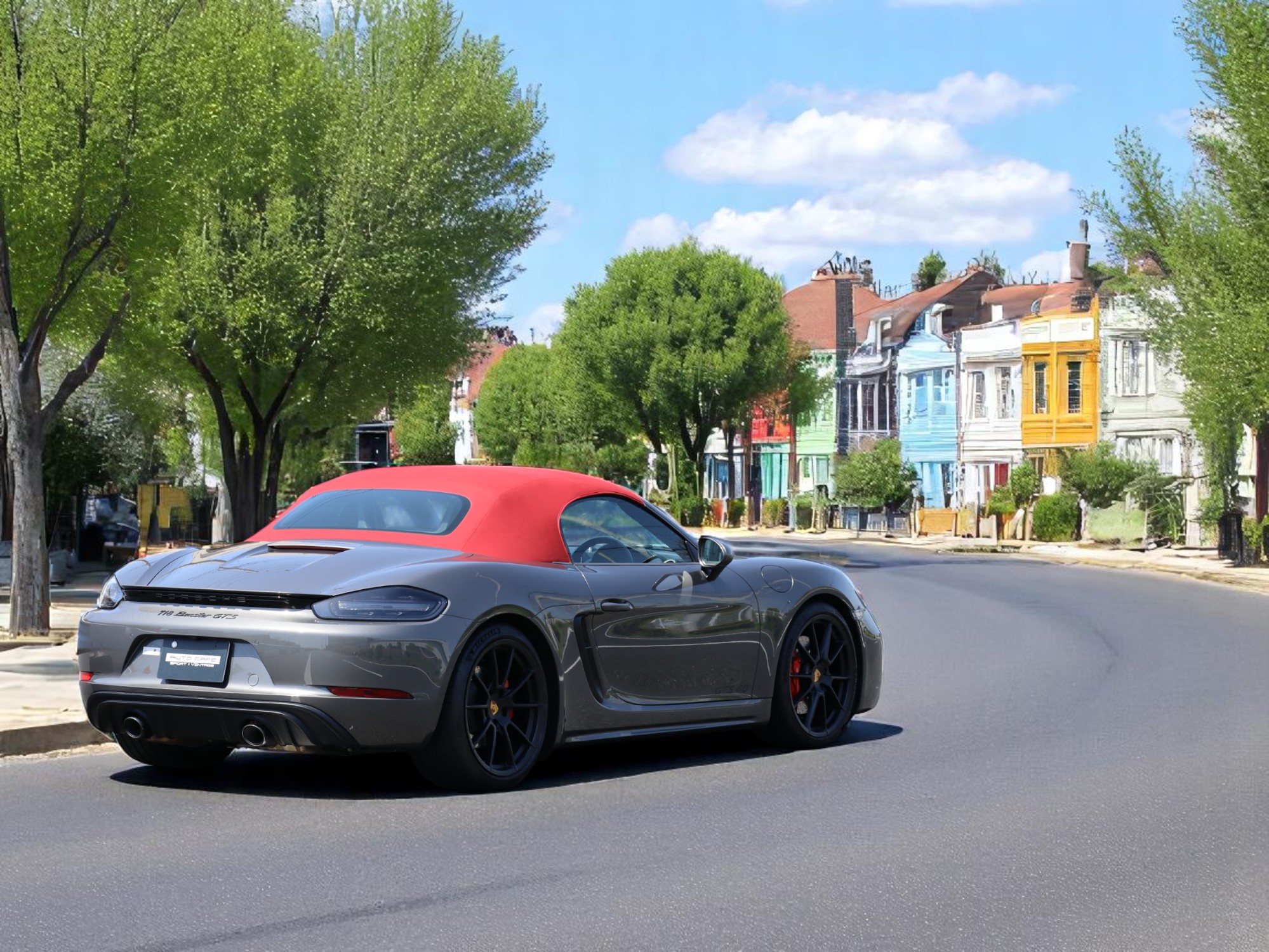 ポルシェ718ボクスターGTS4.0（Type982）6MT<br>ツートンレザーインテリア<br>スポーツクロノパッケージ<br>シートベンチレーション<br>PDLS+含むLEDヘッドライト<br>エンボス加工ヘッドレスト