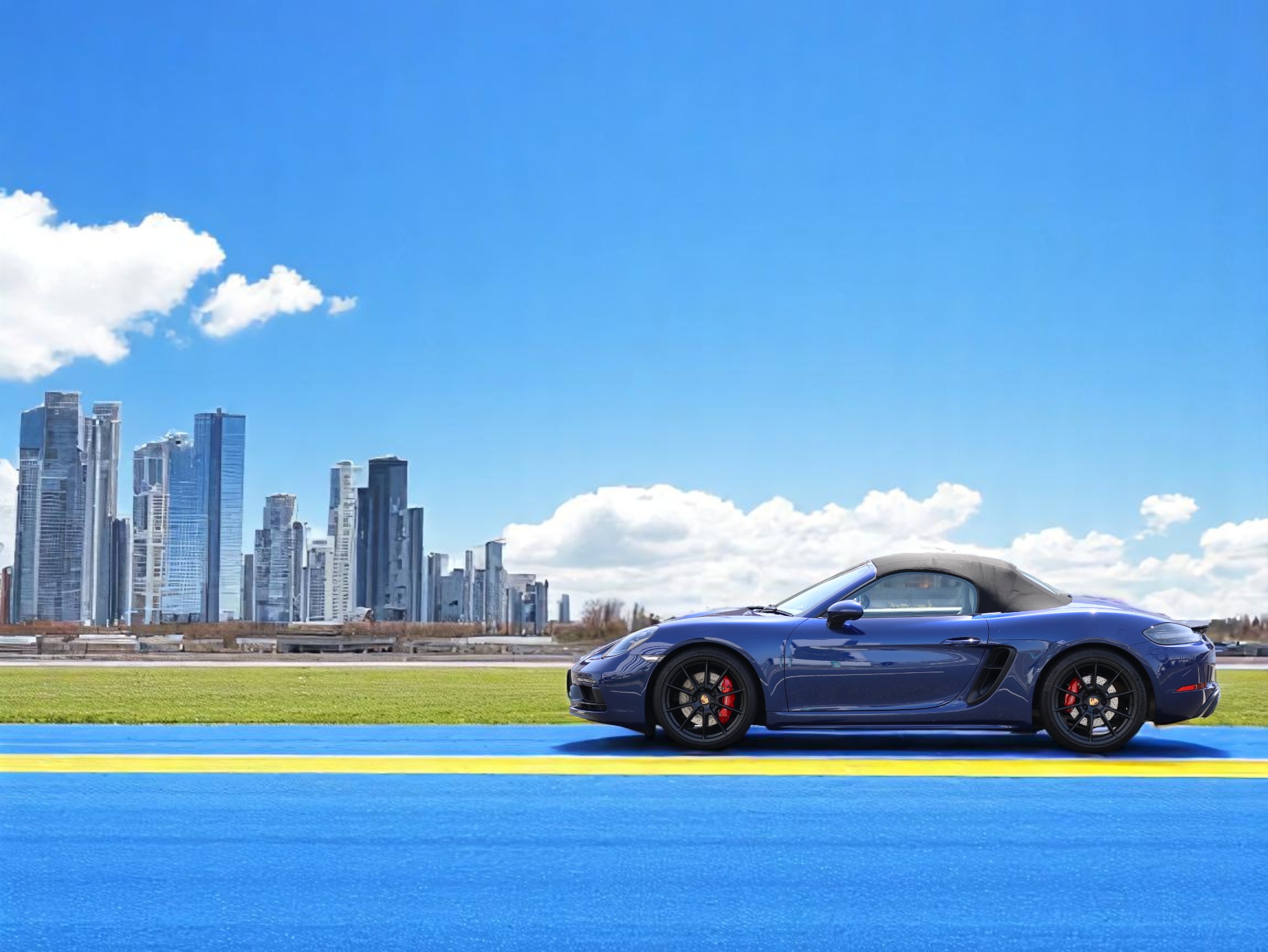ポルシェ718ボクスターGTS4.0（Type982）6MT<br>ツートンレザーインテリア<br>スポーツクロノパッケージ<br>スポーツエグゾーストシステム<br>シートベンチレーション<br>レーンチェンジアシスト