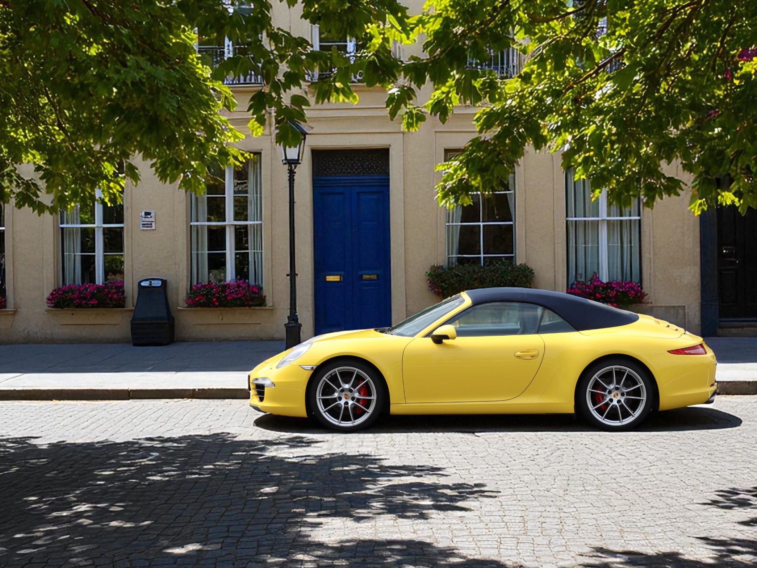ポルシェ911カレラSカブリオレ（Type991.1）PDK<br>ヨッティングブルーレザー内装<br>スポーツクロノパッケージ<br>シートベンチレーション<br>シートヒーター<br>