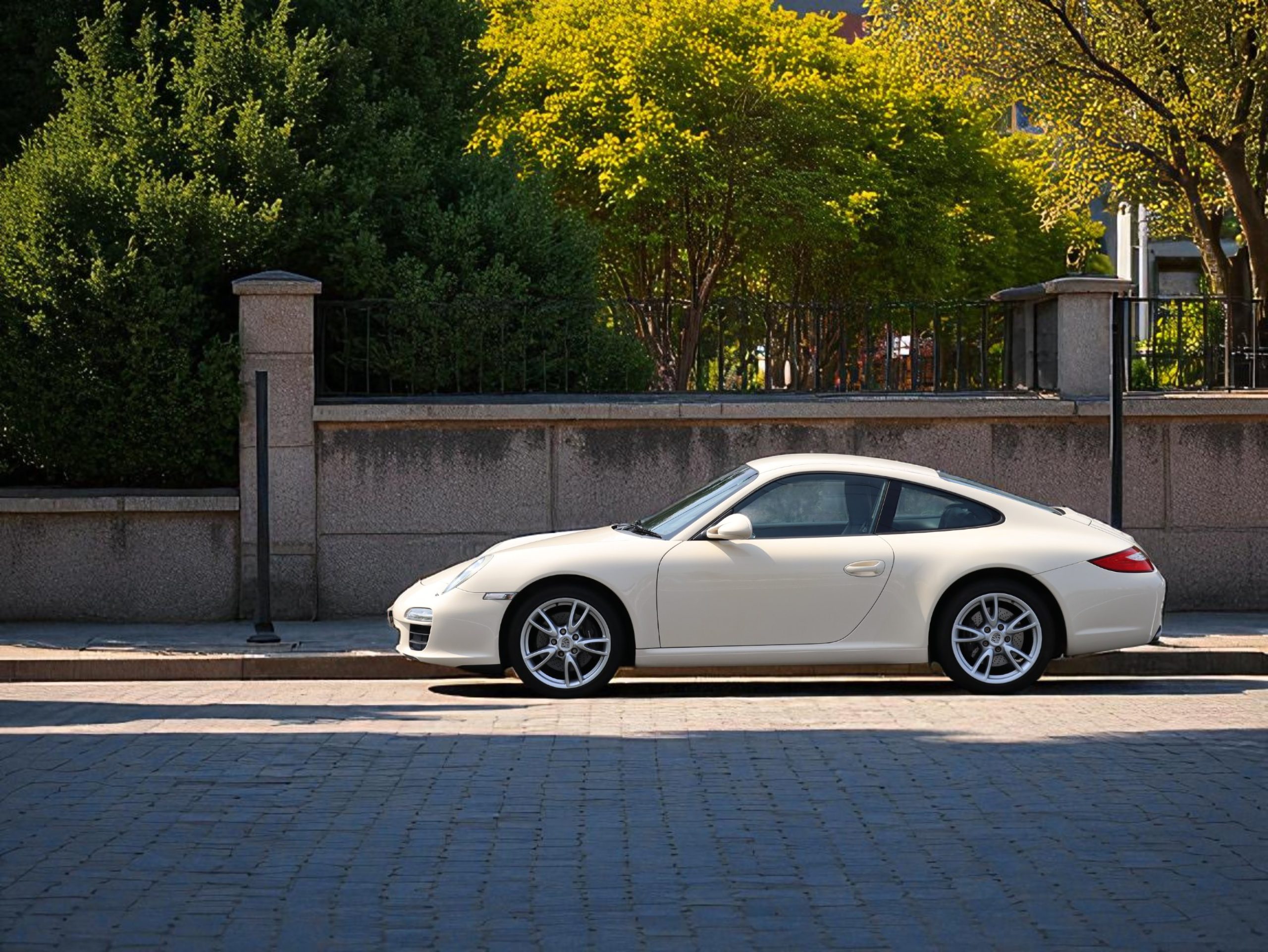 ポルシェ911カレラ(Type997.2）PDK<br>クリームホワイトカラー<br>スポーツクロノパッケージ<br>シートベンチレーション<br>シートヒーター<br>バイキセノンヘッドライト