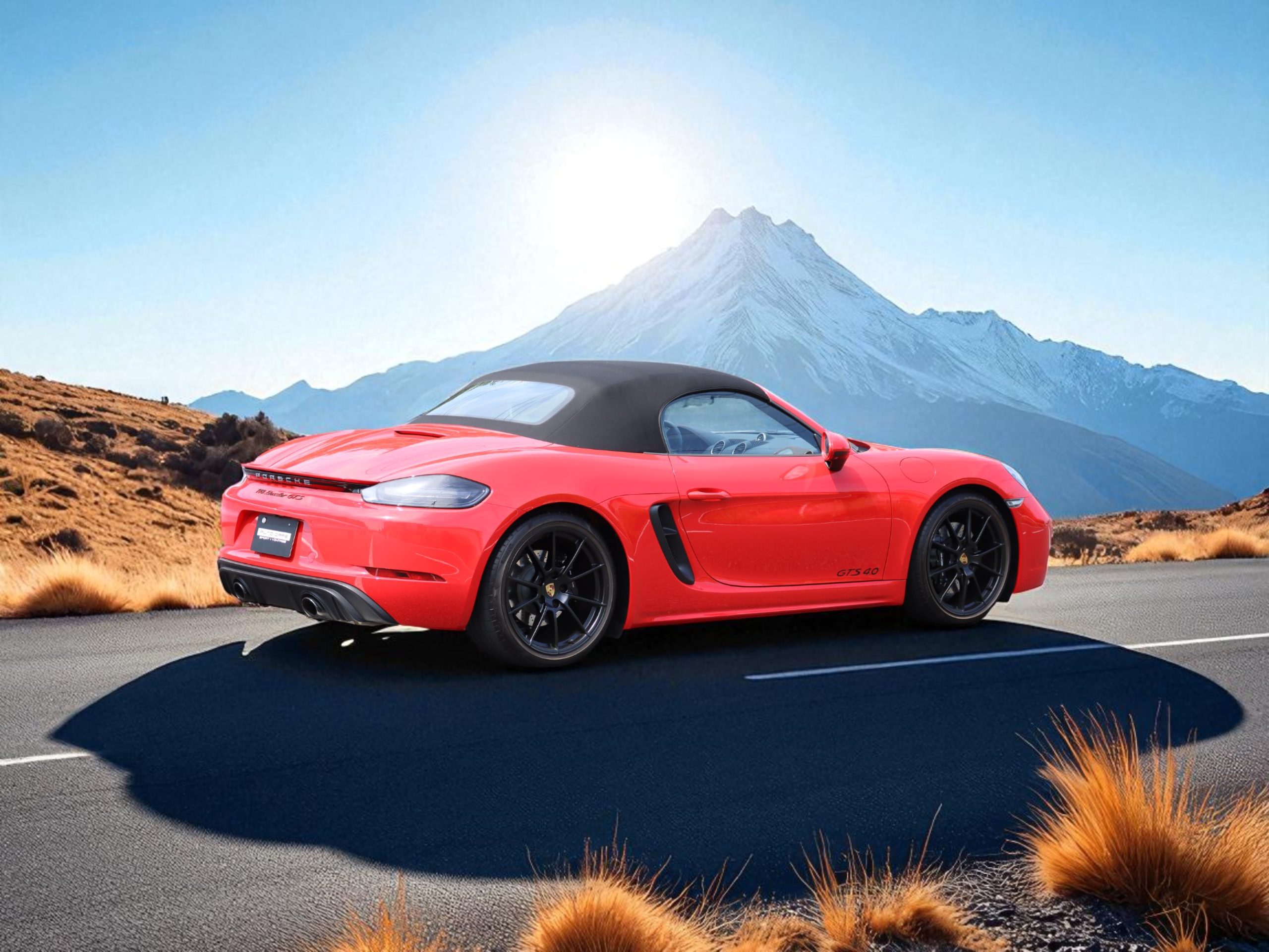 ポルシェ718ボクスターGTS4.0（Type982）PDK<br>スポーツクロノパッケージ<br>スポーツエグゾーストシステム<br>GTSインテリアパッケージ<br>PDLS+含むLEDヘッドライト<br>ハイグロス塗装仕上げキャリパー