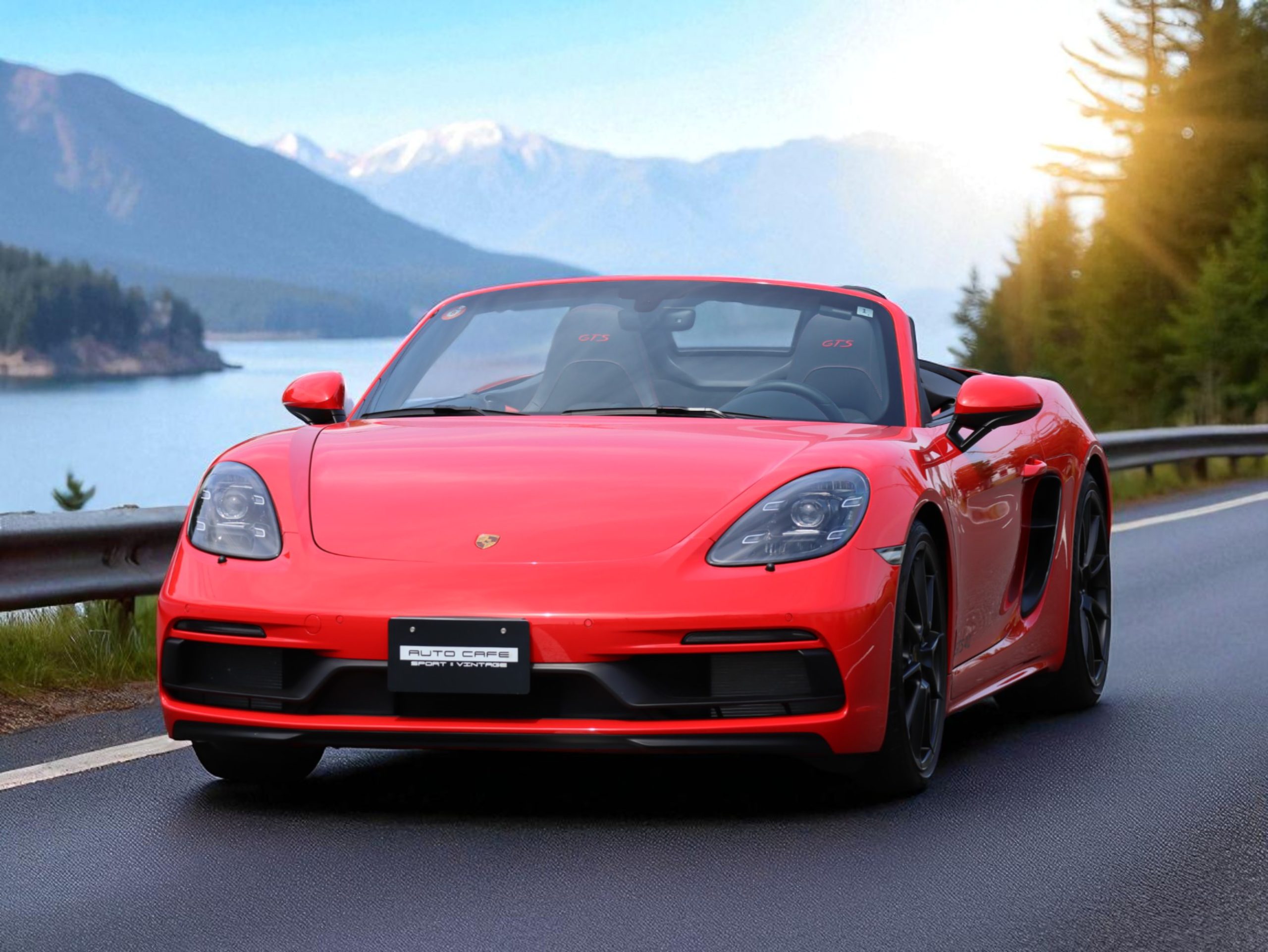 ポルシェ718ボクスターGTS4.0（Type982）PDK<br>スポーツクロノパッケージ<br>スポーツエグゾーストシステム<br>GTSインテリアパッケージ<br>PDLS+含むLEDヘッドライト<br>ハイグロス塗装仕上げキャリパー