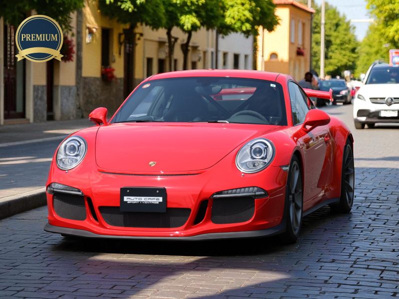 ポルシェ911GT3（Type991.1）PDK<br>クラブスポーツパッケージ<br>フロントアクスルリストシステム<br>スポーツクロノパッケージ<br>PCCB（セラミックコンポジットブレーキ）<br>スポーツバケットシート
