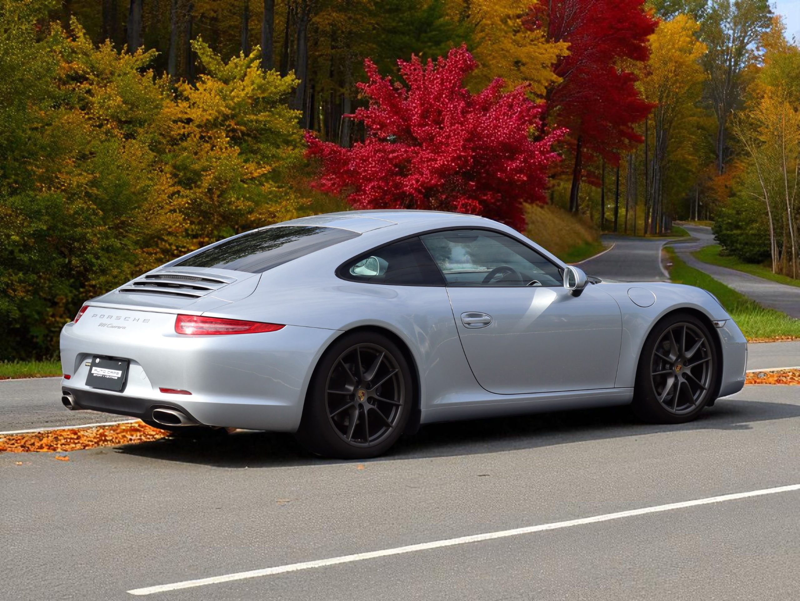ポルシェ911カレラ（Type991.1）7MT<br>スポーツクロノパッケージ<br>電動サンルーフシステム<br>シートベンチレーション<br>PASMスポーツサスペンション<br>サテンプラチナ塗装20インチ