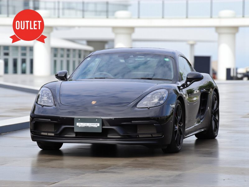 ポルシェケイマンGTS（Type982）PDK<br>GTSインテリアパッケージ<br>スポーツクロノパッケージ<br>スポーツエグゾーストシステム<br>LEDヘッドライト<br>ハイグロスブラック仕上げ20インチAW