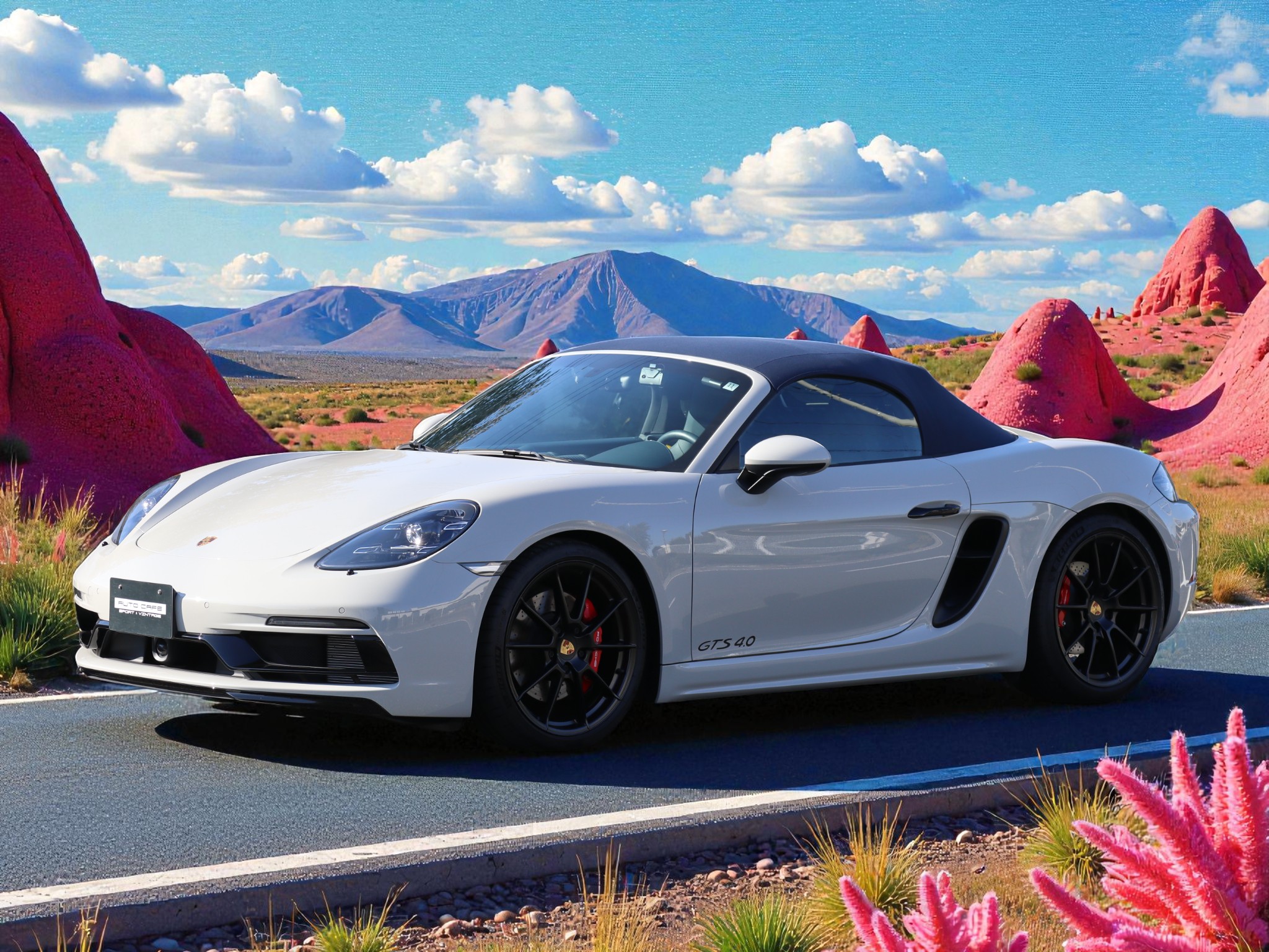 ポルシェ718ボクスターGTS4.0(Type982)PDK<br>左ハンドル!1オーナー車<br>シートベンチレーション<br>アダプティブクルーズコントロール<br>レーンチェンジアシスト<br>エントリー&ドライブシステム<br>塗装仕上げロールオーバーバー