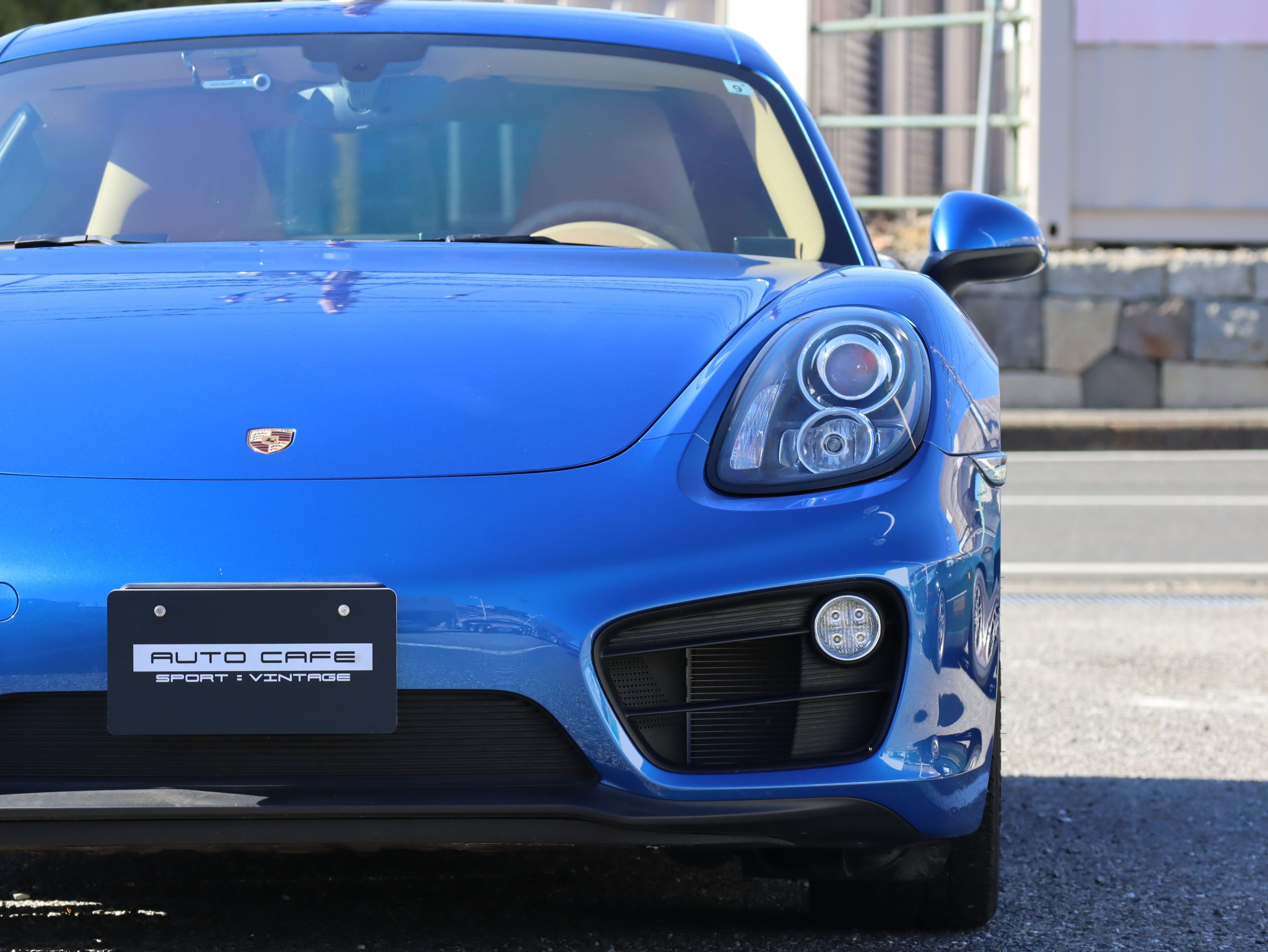 ポルシェケイマン(Type981)PDK<br>1オーナー車<br>スポーツデザインステアリング<br>シートヒーター<br>電動可倒式ドアミラー<br>19インチケイマンSホイール