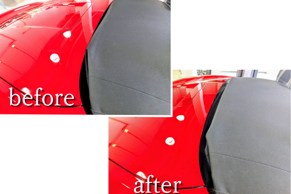 981【幌がボデーに干渉する】修理