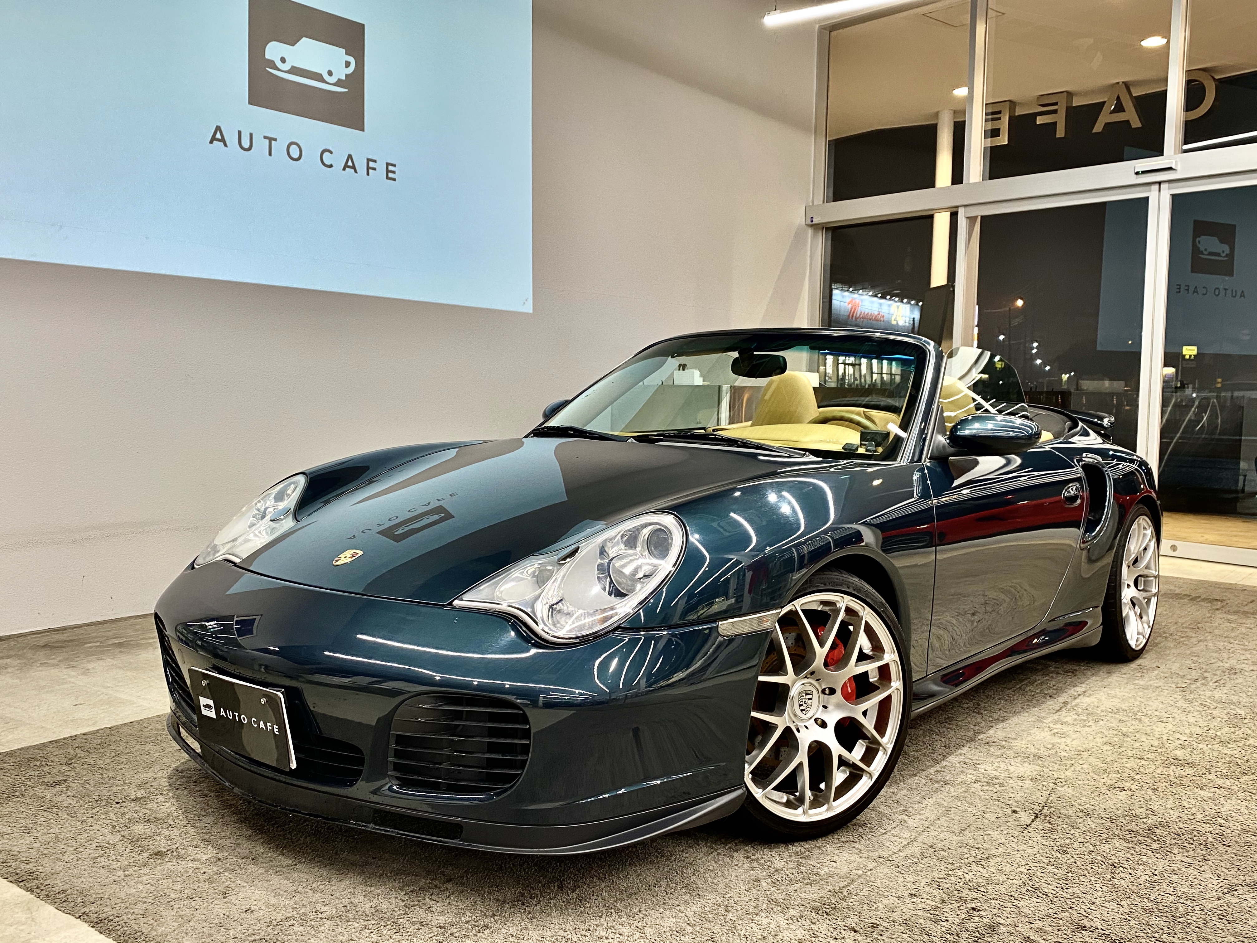 千葉でポルシェの中古車を探そう ポルシェ ９１１カブリオレ ターボ Type996 成約御礼 Auto Cafe オートカフェ 千葉県のポルシェ 専門店